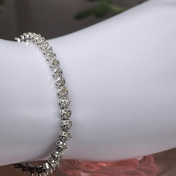 1CT DIAMOND BOLO BRACELET. Genuine Earth Mined in Brazil. - Picture 6 of 17